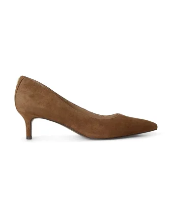 Lauren Ralph Lauren pantofi cu toc stiletto din piele întoarsă Adrienne