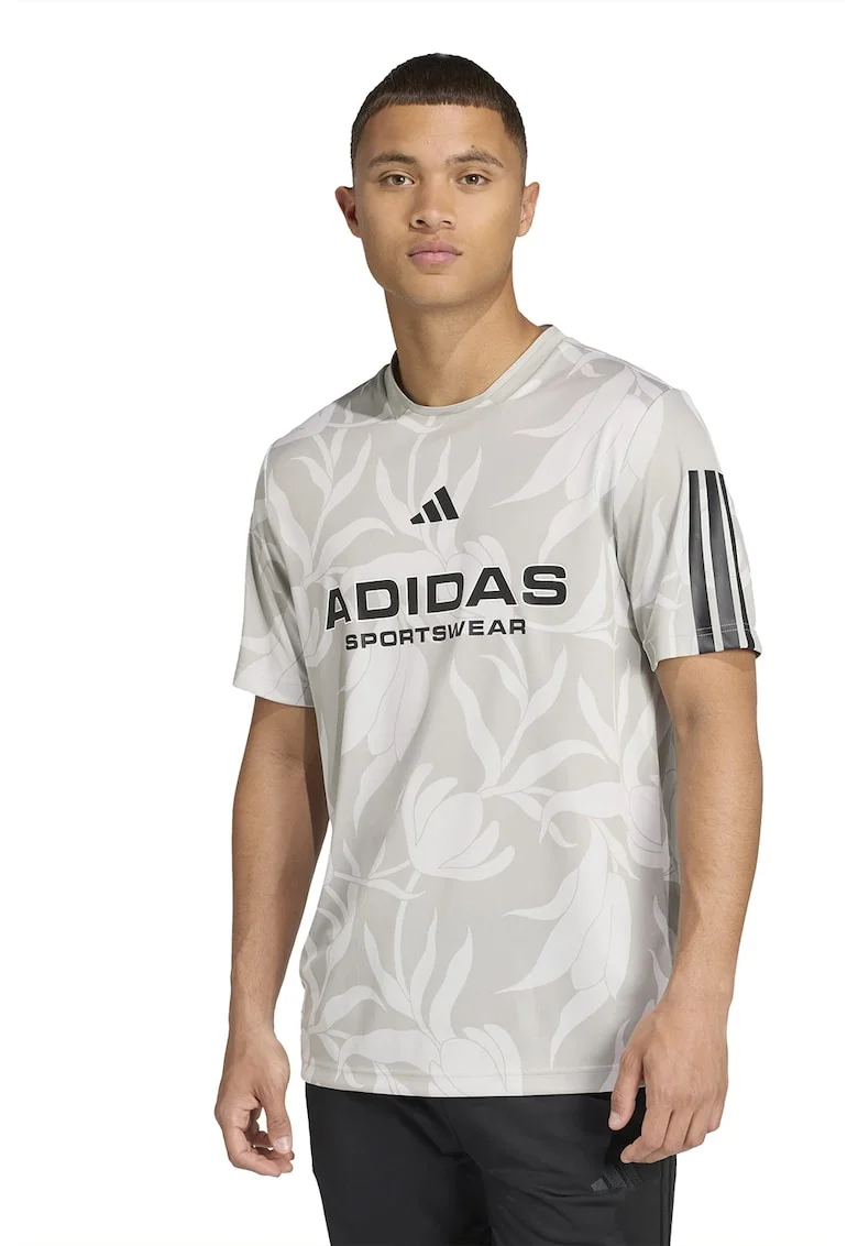 Tricou cu imprimeu logo Tiro, Gri deschis