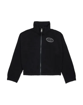 Diesel hanorac cu fermoar pentru copii cu bumbac SALILA SWEAT-SHIRT