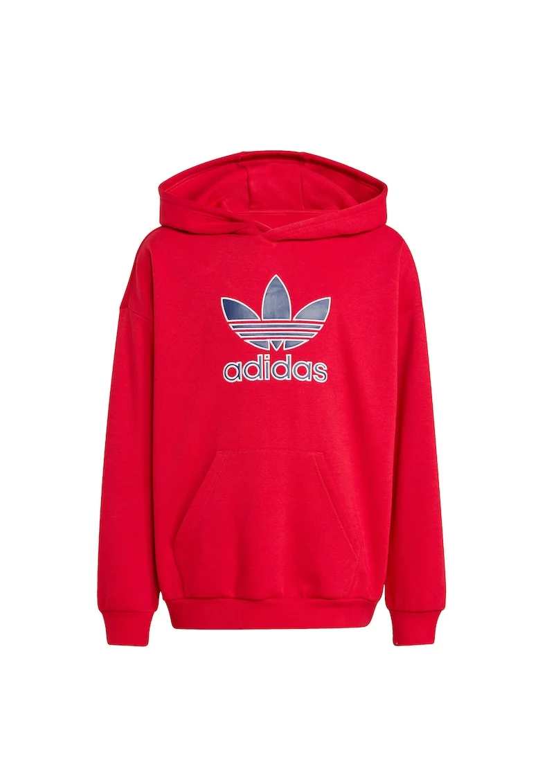 Hanorac cu buzunar kangaroo cu logo regular fit