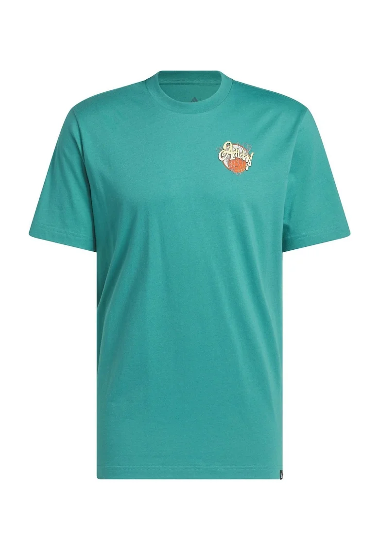 Tricou  Novelty Tee 2 JV8428 Barbati Negru, Turcoaz