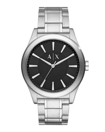 Ceas quartz cu bratara metalica Nico, Argintiu