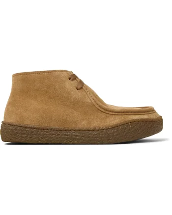 Botine de piele intoarsa Peu Terreno, Maro