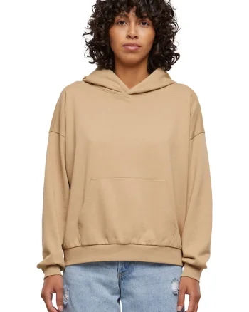 Hanorac lejer cu buzunar kangaroo, Caramel