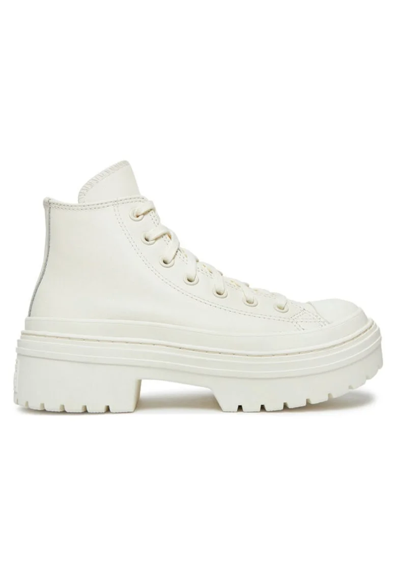 Pantofi sport din piele All Star Lugged Heel, Alb