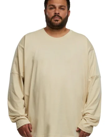 Bluza lejera cu maneci cazute, Bej