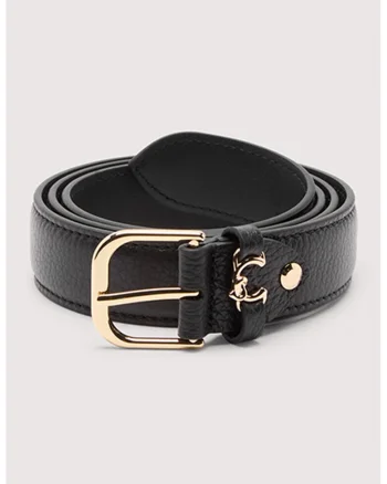 Curea de piele Metal, Negru
