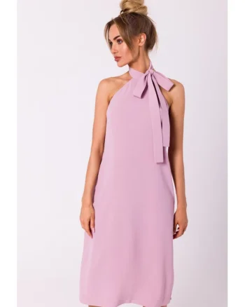 Made of Emotion Rochie midi pentru femei Gwenhwynna M736 neagră, Roz