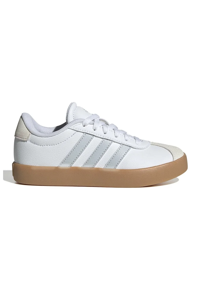 Pantofi sport VL Court 3.0 de piele, Alb/Albastru prafuit