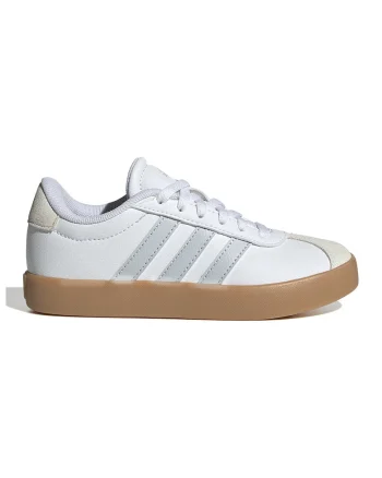 Pantofi sport VL Court 3.0 de piele, Alb/Albastru prafuit
