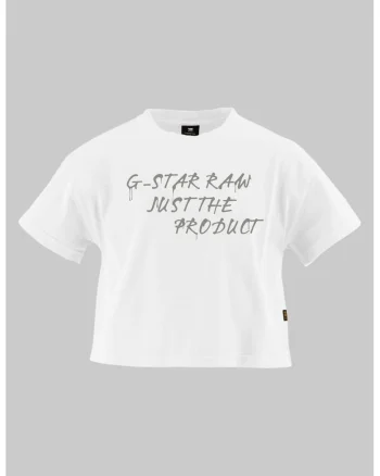 Tricou crop cu decolteu la baza gatului, Gri deschis/Alb optic