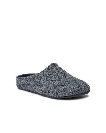 Papuci de casa barbati,  303201, Textil, Gri