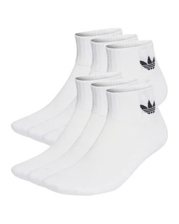 Set de sosete scurte unisex Daily Essentials - 6 perechi, Alb