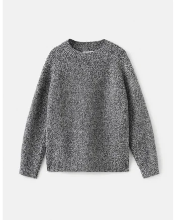 Pulover tricotat, Alb/Negru