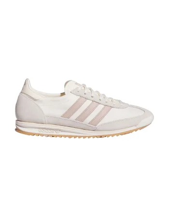 Pantofi sport SL 72 OG cu detalii din piele intoarsa, Alb fildes/Piersica