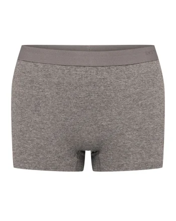 Pantaloni scurti dama,  Bumbac, Gri