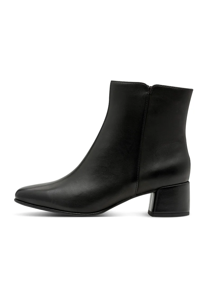 Botine de piele, Negru