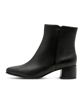 Botine de piele, Negru