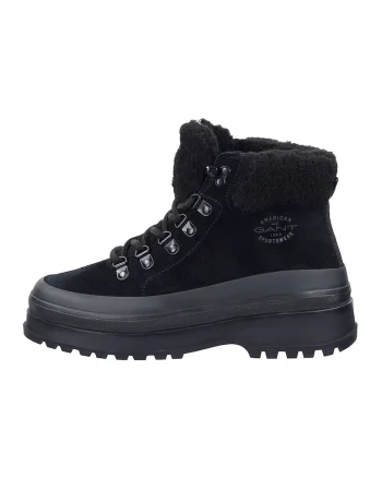 Bocanci din piele intoarsa Wintly, Negru