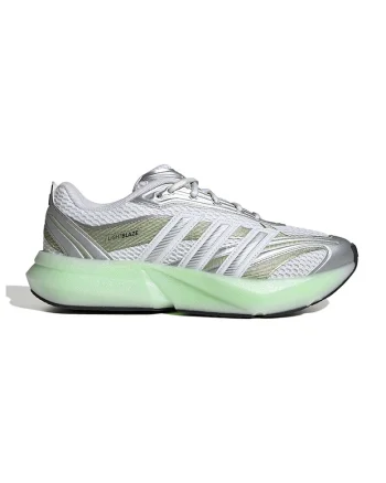 Pantofi din material textil cu aspect metalizat Lightblaze Glow, Alb/Gri deschis/Verde pal
