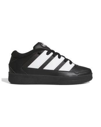 Pantofi sport de piele ecologica cu detalii perforate Breakstar, Negru stins/Crem