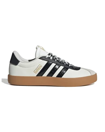 Pantofi sport de piele VL Court 3.0, Negru/Alb murdar