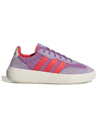 Pantofi sport Barreda Decode cu detalii din piele intoarsa, Portocaliu mandarina/Lila
