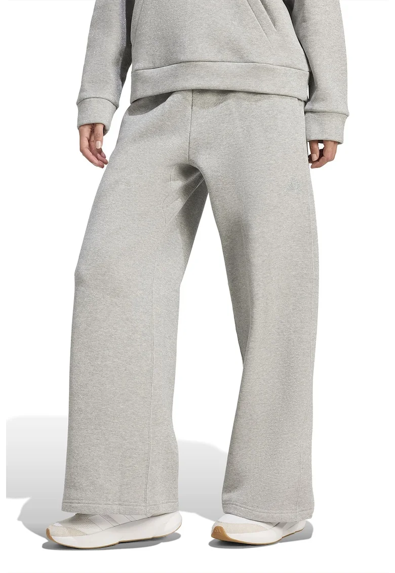 Pantaloni de trening cu croiala ampla Wall, Gri melange