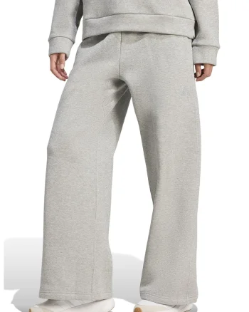 Pantaloni de trening cu croiala ampla Wall, Gri melange