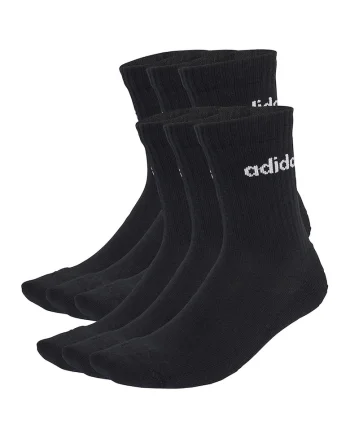 Set de sosete din amestec de bumbac cu logo - 6 perechi, Negru stins/Alb murdar