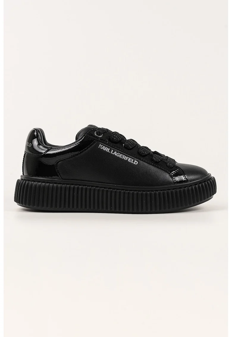 Pantofi sport din piele, Negru