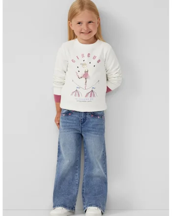 Bluza de trening cu imprimeu grafic, Crem