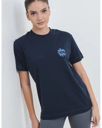 Tricou regular-fit cu logo, Albastru ultramarin