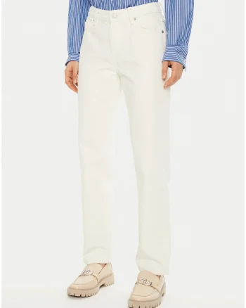 Blugi regular fit cu talie inalta,