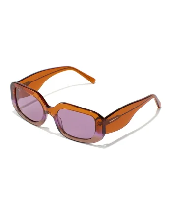 Ochelari de soare dreptunghiulari cu lentile uni Sunflare, Portocaliu/Roz