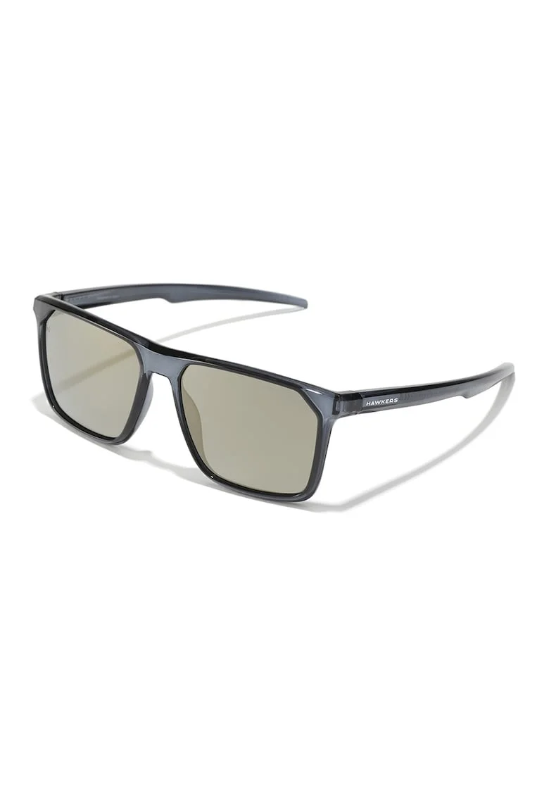 Ochelari de soare patrati unisex cu lentile polarizate Horizon, Albastru teal