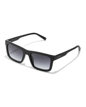 Ochelari de soare unisex dreptunghiulari Terra, Negru