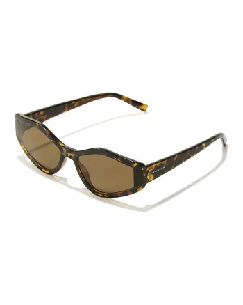 Ochelari de soare ovali unisex Cannes, Maro inchis/Portocaliu deschis