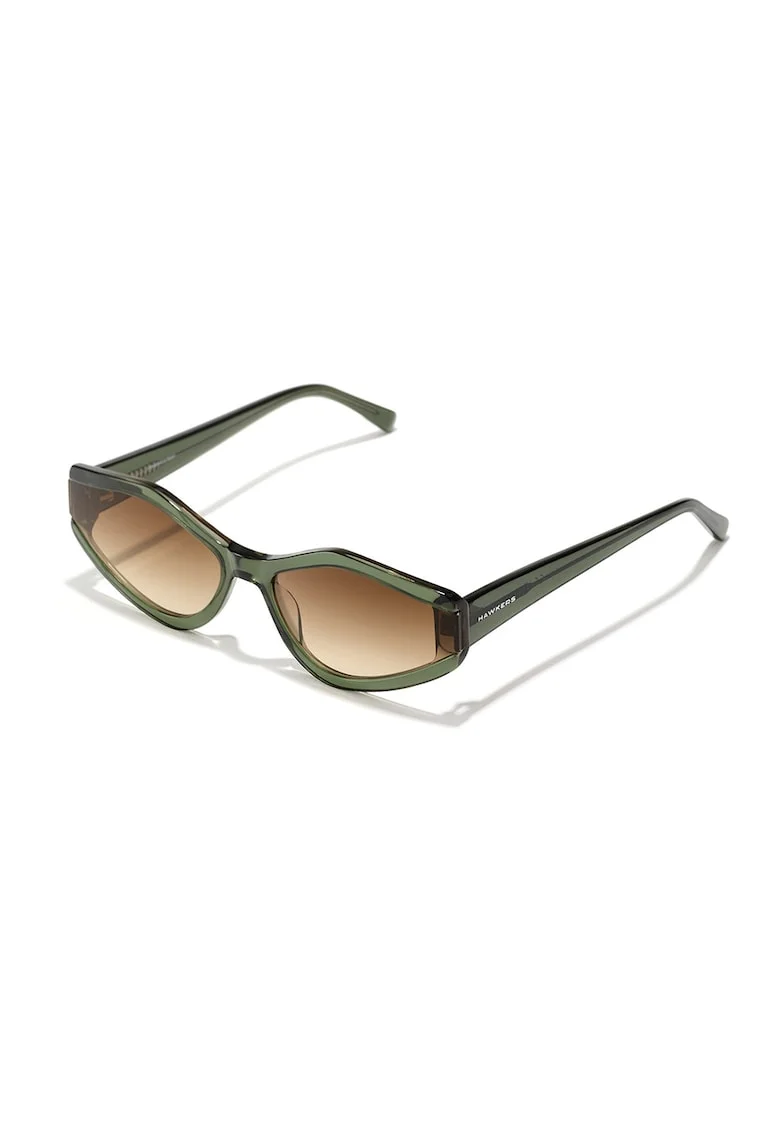 Ochelari de soare ovali unisex Cannes, Verde sparanghel