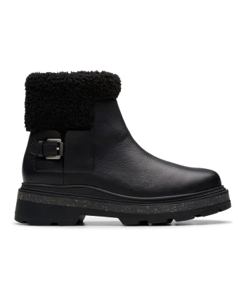 Ghete impermeabile de piele Hencroft Madi, Negru