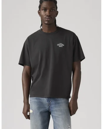 Tricou lejer din bumbac cu imprimeu, Alb/Gri antracit/Albastru deschis neon