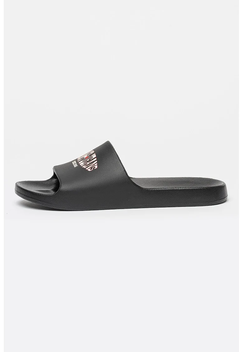 Papuci cu logo, Black Onyx