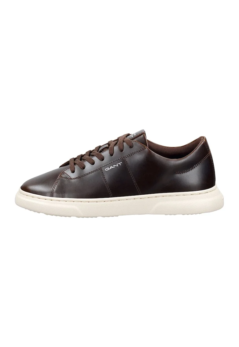 Pantofi sport low cut din piele Joree, Maro inchis