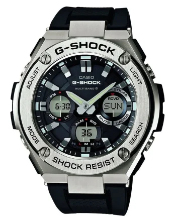 Ceas analog si digital G-Shock, Argintiu/Negru