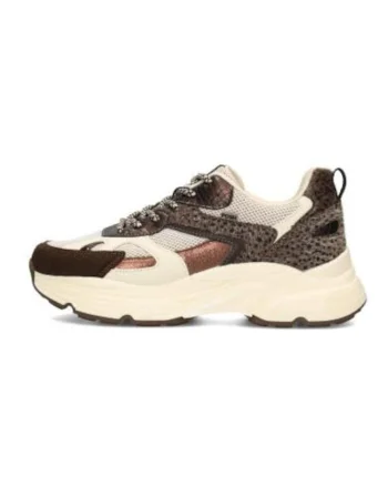 Pantofi sport din piele ecologica si material textil Ayoki