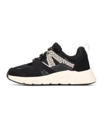 Pantofi sport cu detaliu cu model leopard