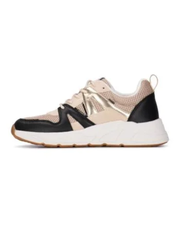 Pantofi sport din textil cu detalii contrastante