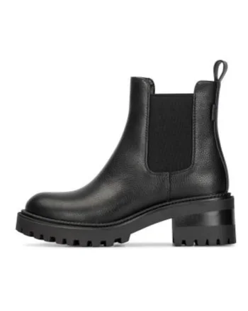 Amy botine chelsea cu toc masiv