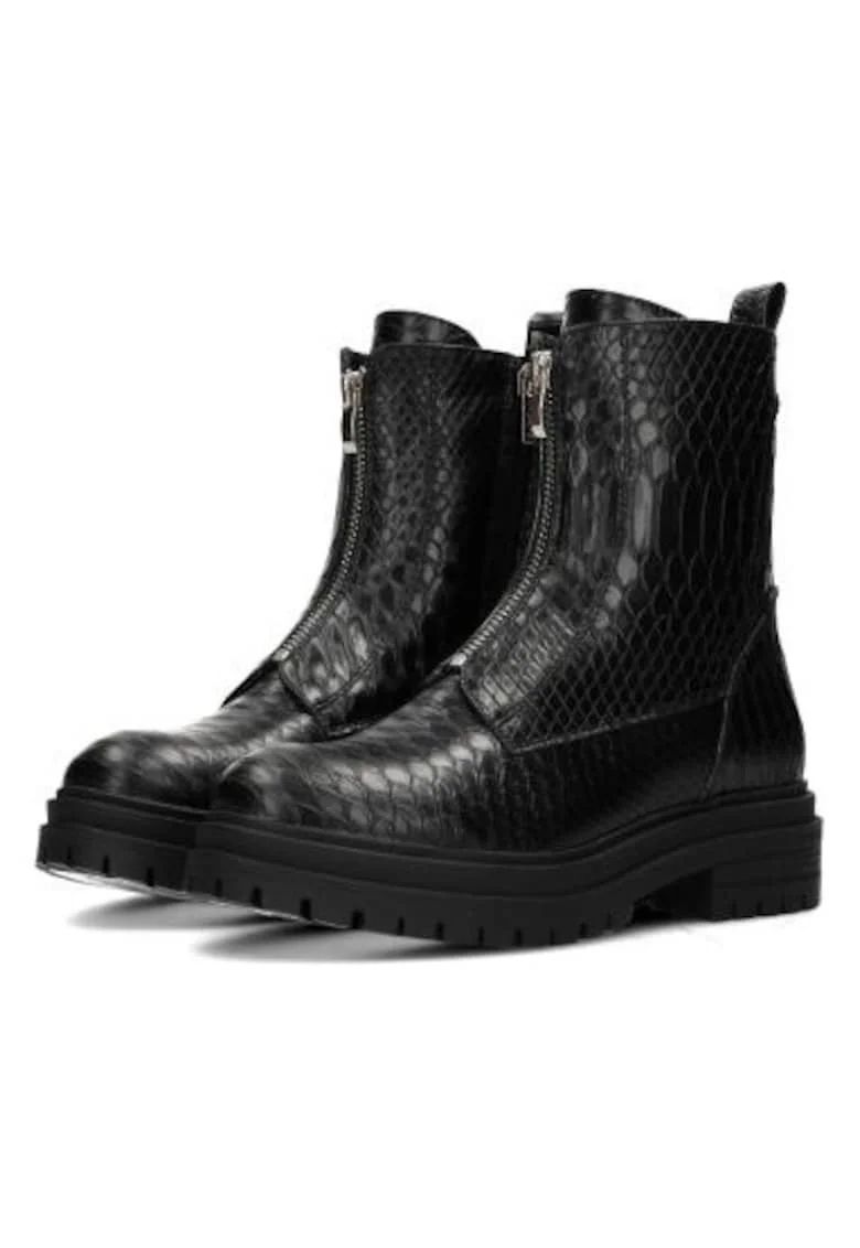 Ghete din piele ecologica cu model piele de crocodil
