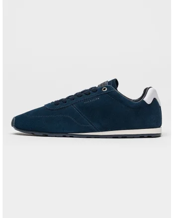 Pantofi sport low-cut de piele intoarsa Lorun Icon, Bleumarin